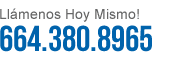 Llámenos Hoy Mismo